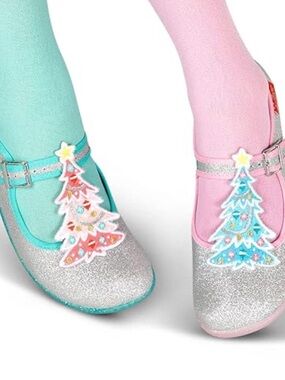 Hot Chocolate Design Christmas Edition Mary Jane Shoes Size 36 Fits 6